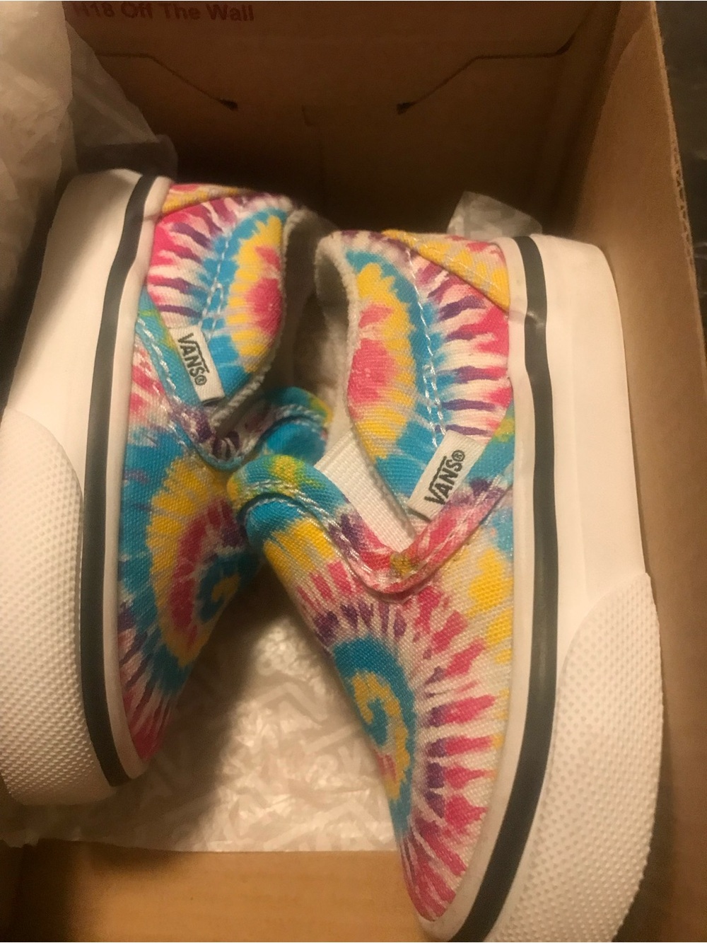 Vans Tie-Dye Slip-On Sneakers - Multicolor sz4c new